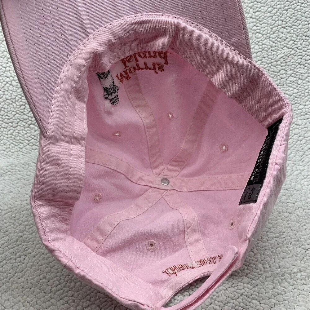 Morris Island Lighthouse Hat Cap‎ Womens OSFM Pink Save The Light South Carolina